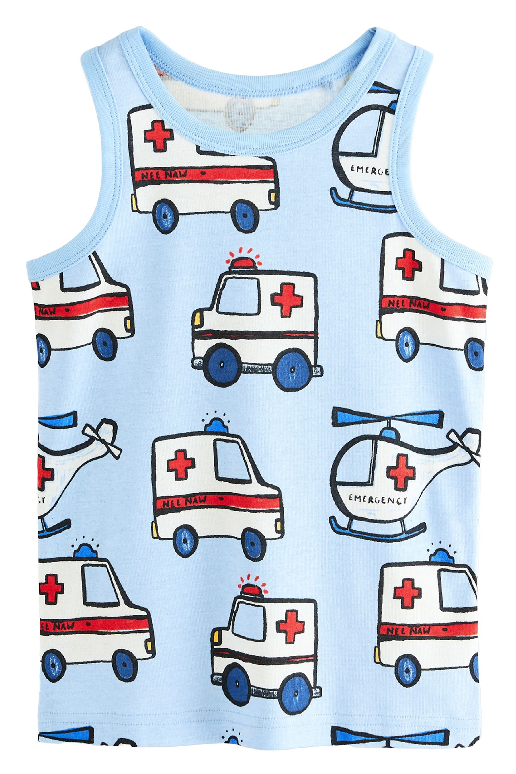 Next Trägertop Trägerhemden aus 100 % Baumwolle, 3er-Pack (3-tlg)