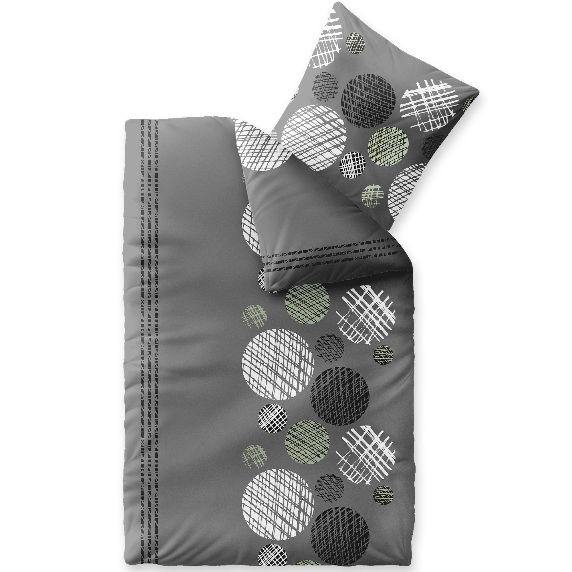aqua-textil Bettwäsche Trend Bettgarnitur Renforcé Reißverschluss günstig online kaufen
