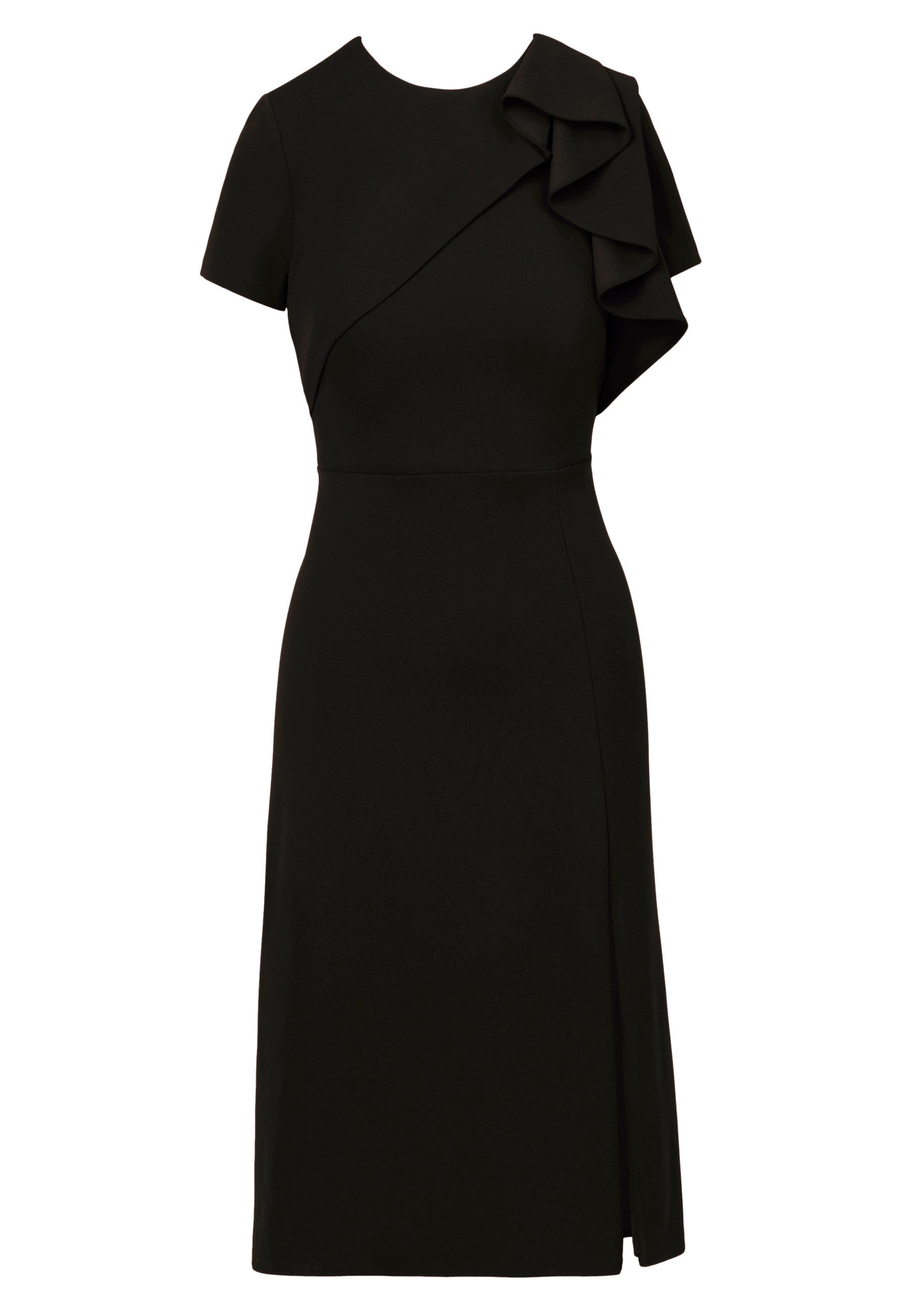 Adrianna Papell Midikleid Ruffle Bodice Midi Dress Klassisches, edles, lässiges Etuikleid
