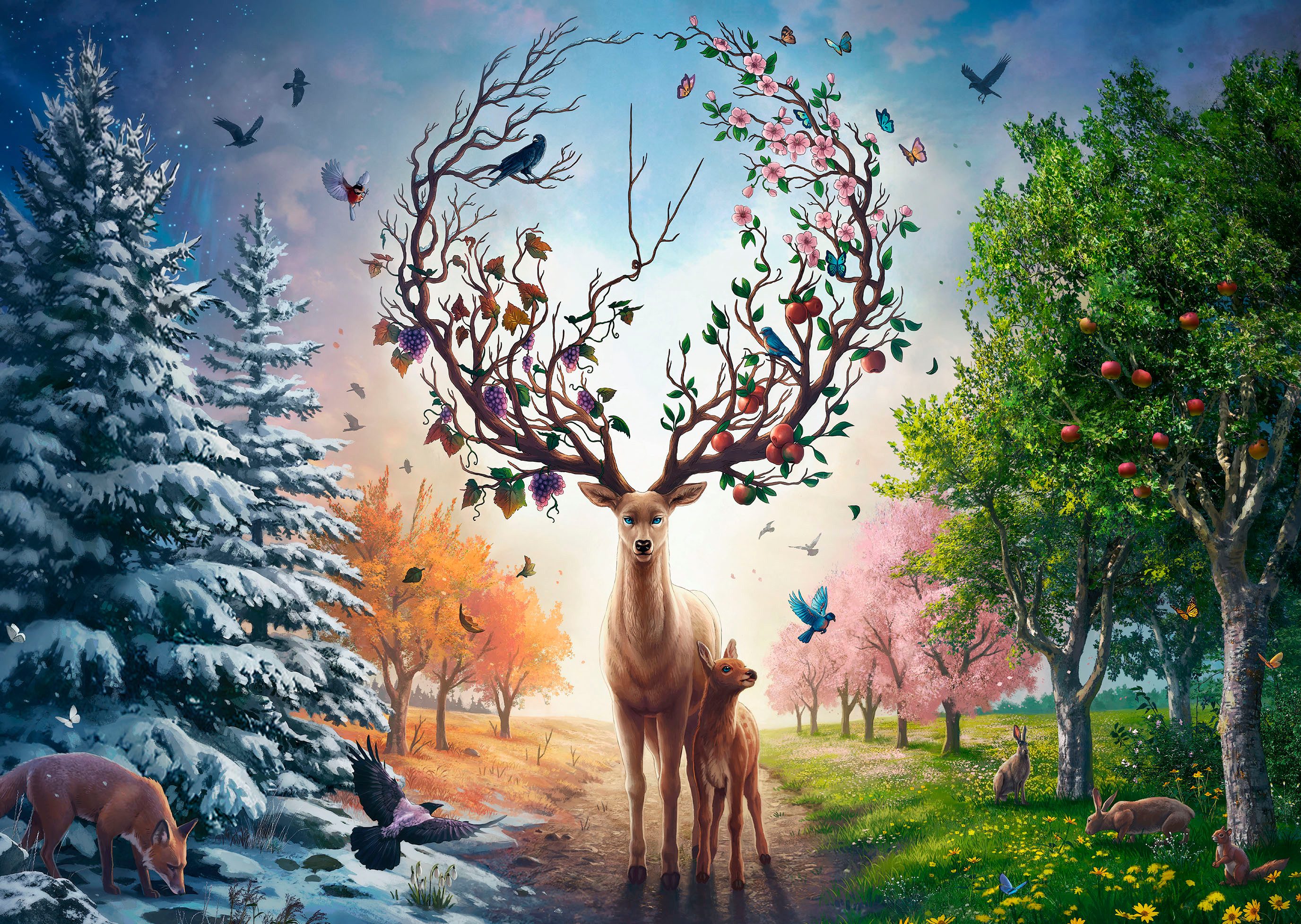 Ravensburger Puzzle Der magische Hirsch und günstig online kaufen