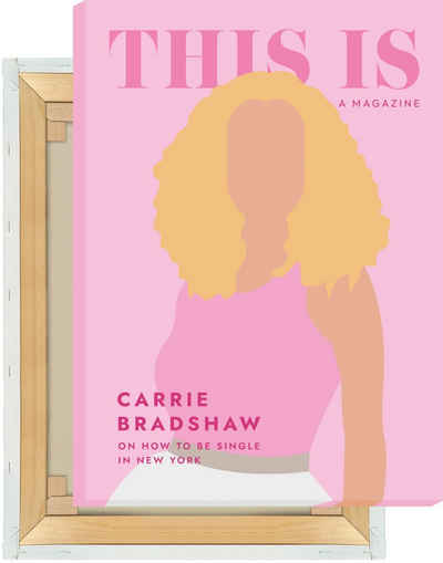 MOTIVISSO Leinwandbild Sex And The City - This Is A Magazine - Carrie Bradshaw #1