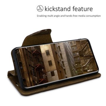 kalibri Handyhülle Hülle für Samsung Galaxy S20, Leder Handyhülle Handy Case Cover - Schutzhülle Lederhülle