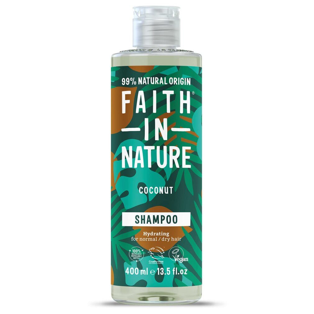 Faith in Nature Haarpflege-Set, Kokosnuss, Haar, feuchtigkeitsspendend und feuchtigkeitsspendend
