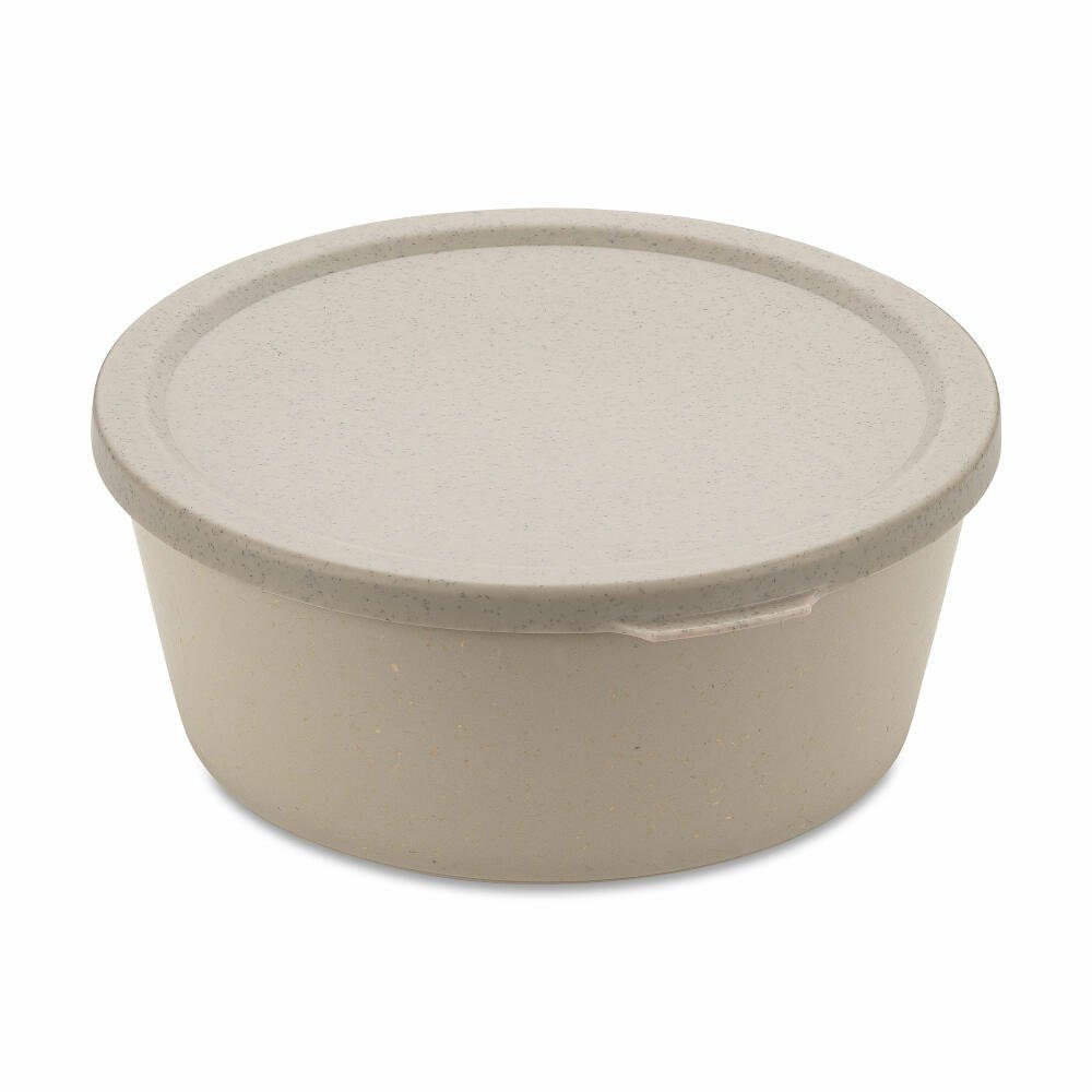 Schale ml, Connect Bowl stapelbar 400 Desert Sand, Kunststoff-Holz-Mix, KOZIOL Nature