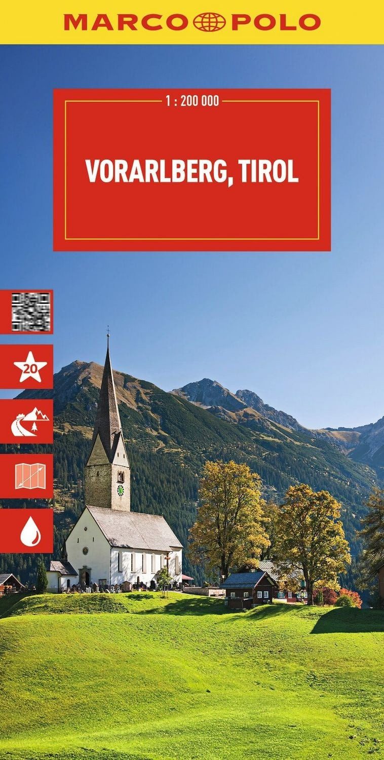 MARCO POLO Reisekarte Österreich 03 Vorarlberg, Tirol 1:200.000 / diverse