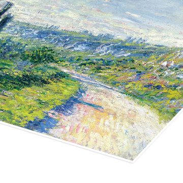 Posterlounge Poster Claude Monet, Straße nach Vétheuil, Wohnzimmer Malerei