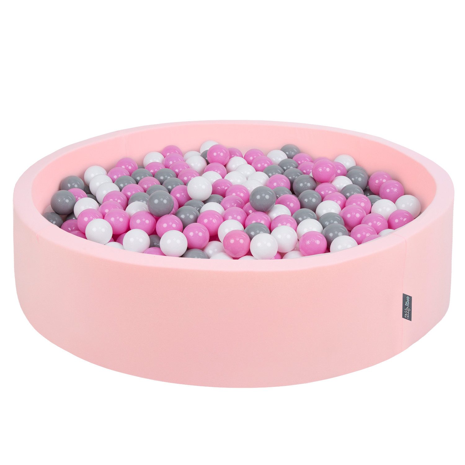 KiddyMoon Bällebad 120-OK30D, (Bällepool mit bunten Bällen, 200-tlg., Bällepool XXL), Made in Europe