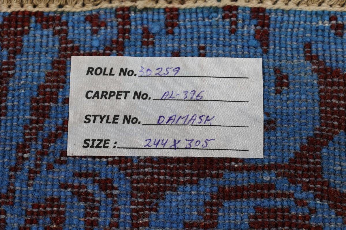 Höhe: Orientteppich Orientteppich Handgeknüpfter Sindhi mm Trading, 12 Moderner 244x305 / Designteppich, Nain rechteckig,