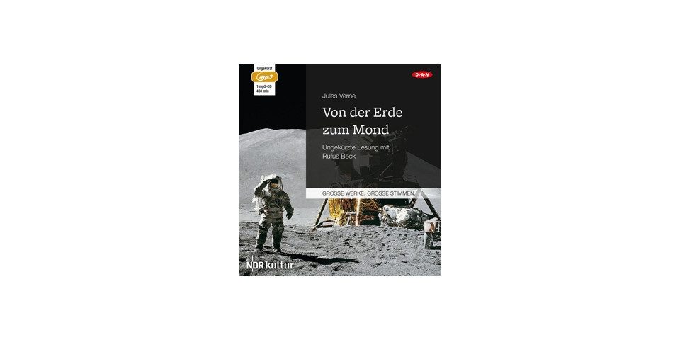 Der Audio Verlag Hörspiel-CD Von der Erde zum Mond, 1 Audio-CD, 1 MP3