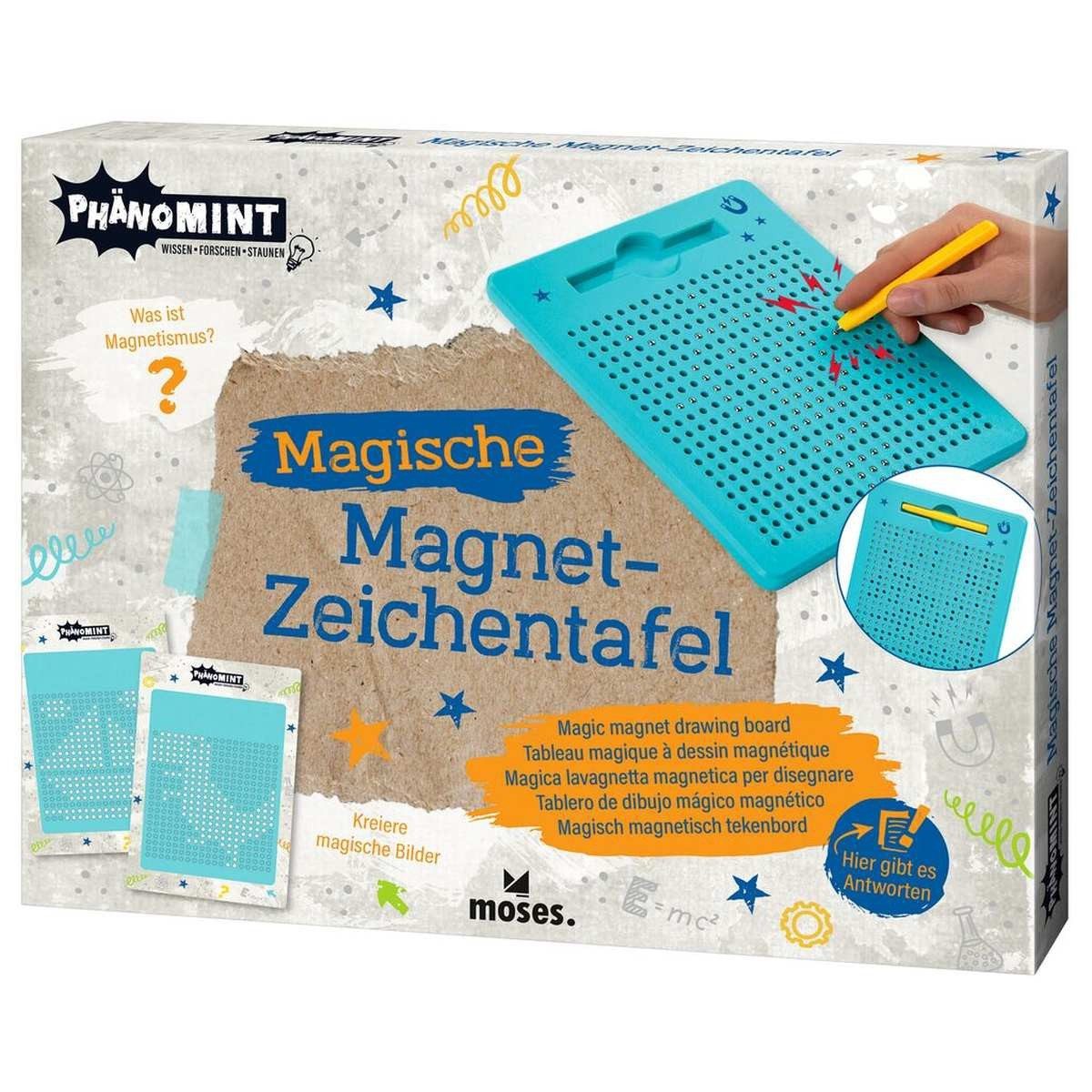 Moses. Verlag Kreativset PhänoMINT Magnet-Zaubertafel – Malen mit Magneten & Wissenschaft