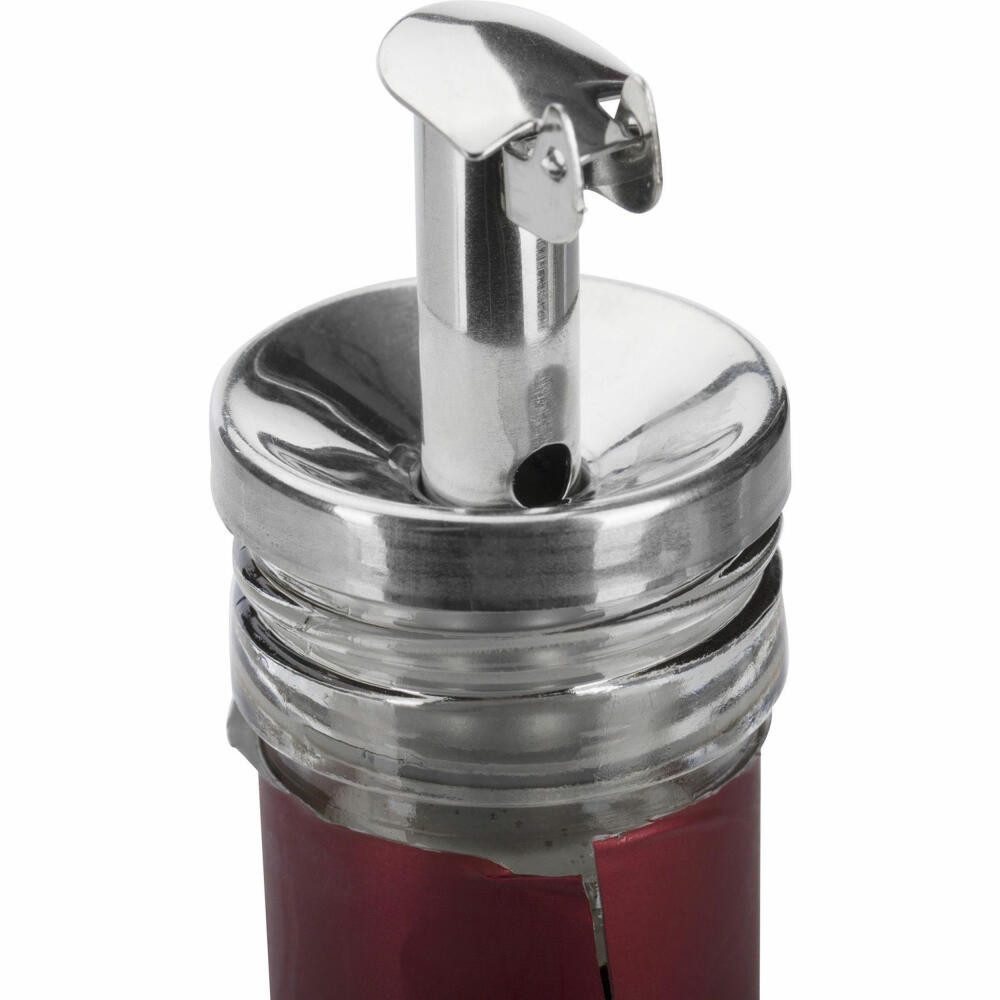 WESTMARK Flaschenausgießer »Inox Öl-Spezial«, PE-Kork, Metallkläppchen – Bild 4 von 5