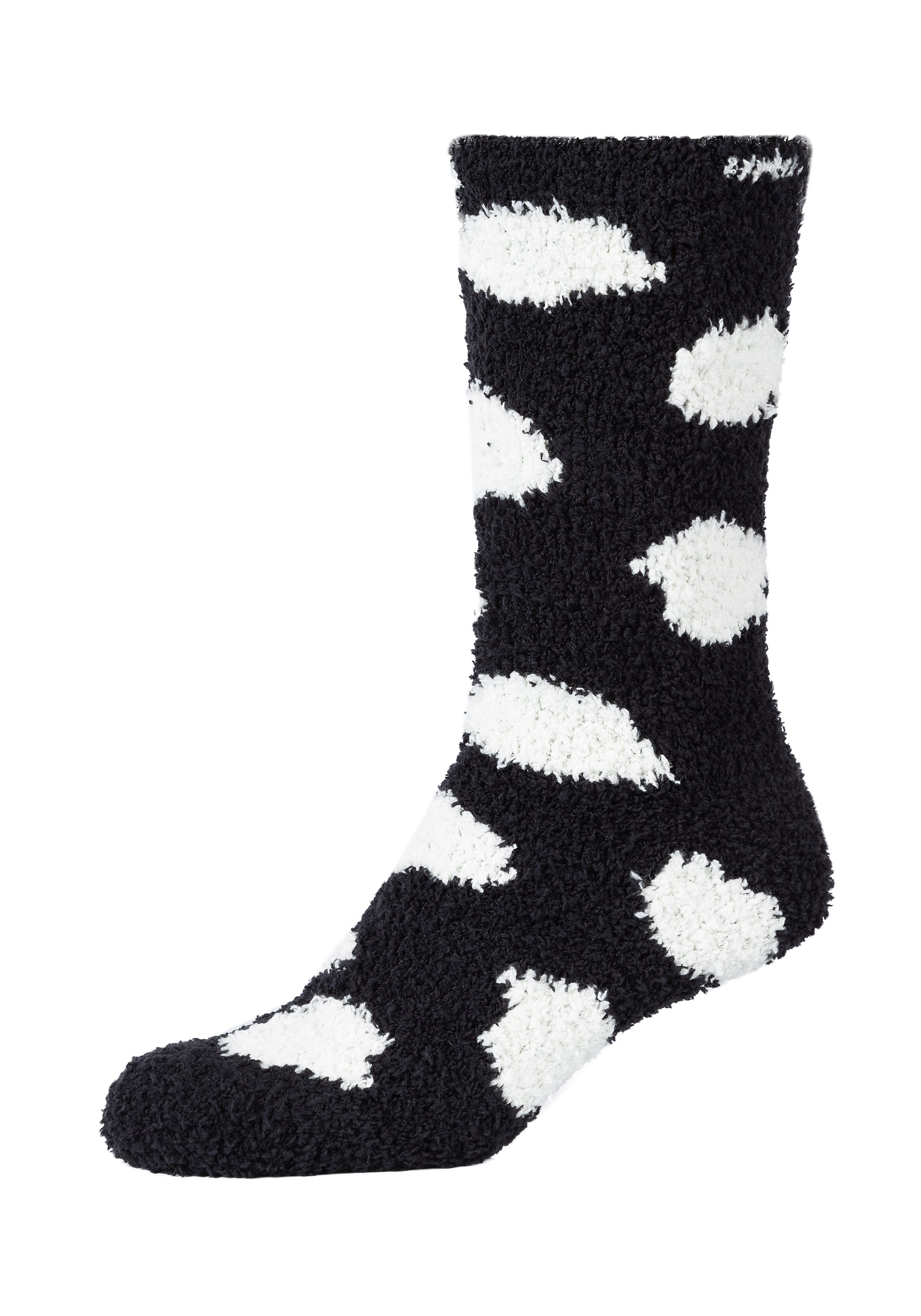 Camano Kuschelsocken warm & cozy (3-Paar) gestreift, gemustert, weich, wärmend