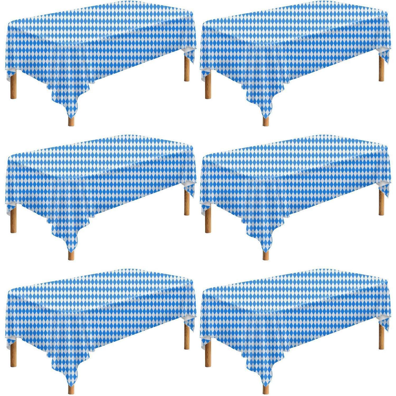 LuxusKollektion Tischdecke Oktoberfest Tischdecke 6er Pack Bayern-Flagge (6-tlg)