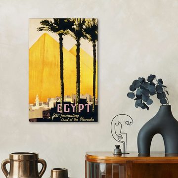 Posterlounge Leinwandbild Vintage Travel Collection, Ägypten (englisch) I, Vintage Illustration