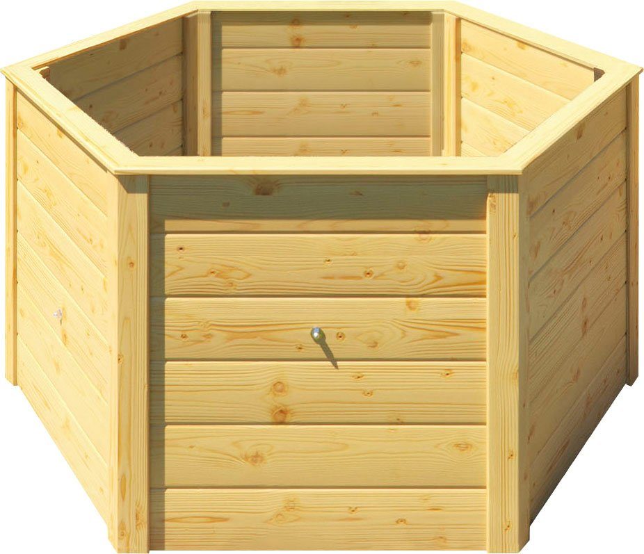 weka Hochbeet Elementhochbeet 6Eck, 6Eck, BxTxH 120x120x68,5 cm