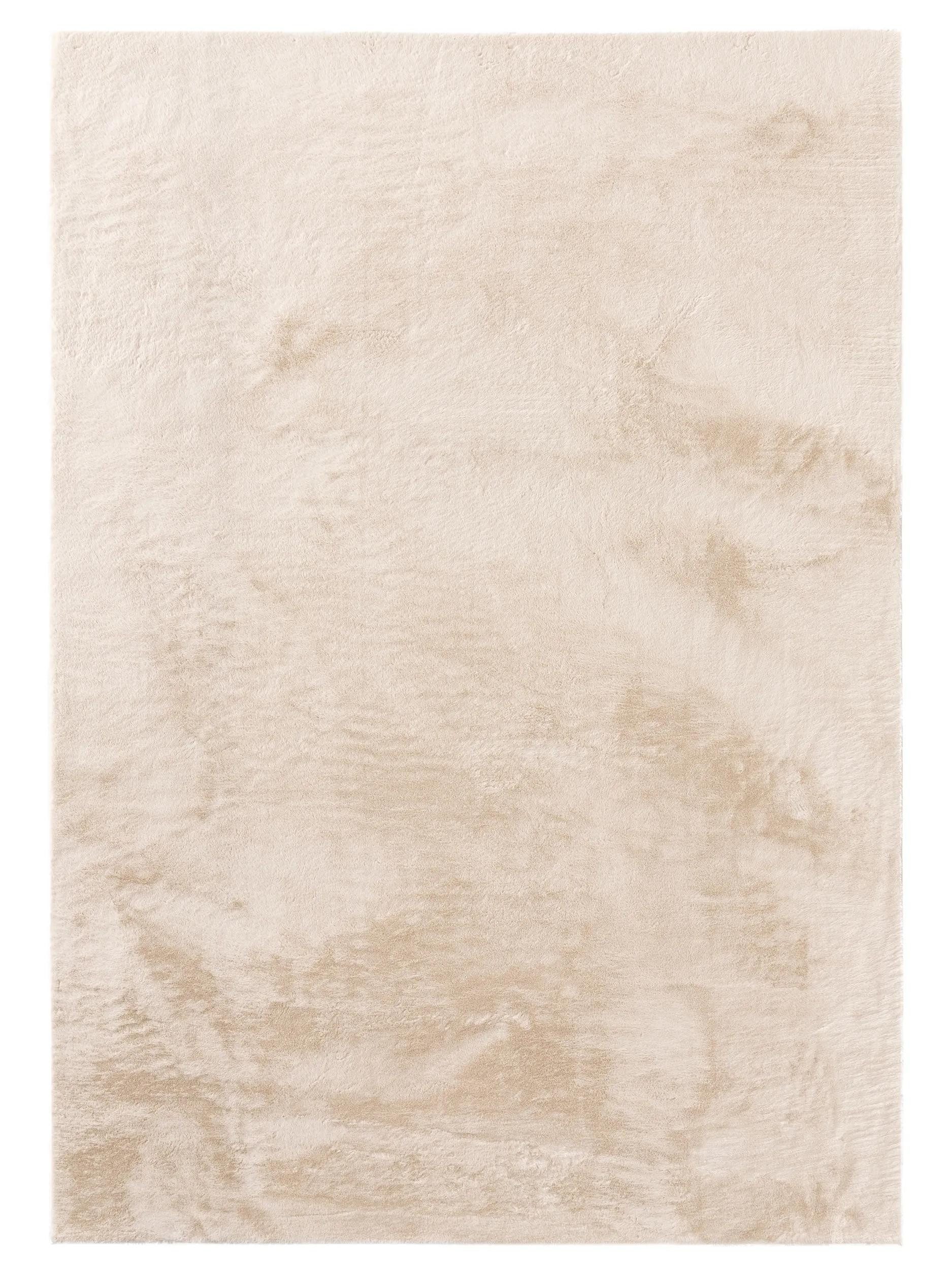 benuta Fellteppich Furry, rechteckig, Höhe: 11 mm, Teppich Wohnzimmer, Esszimmer, Schlafzimmer, Flur, Weich, Rutschfest