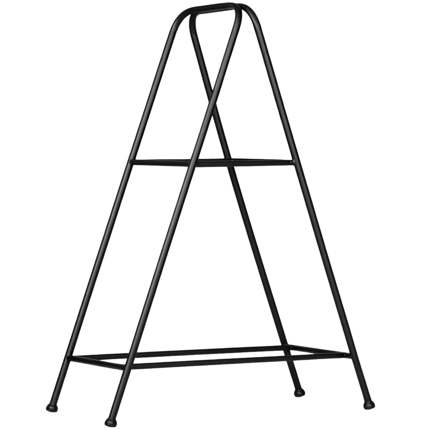Marrakesch Orient & Mediterran Interior Etagere Industrial Ziegelform-Ständer Sanremo edel aus Eisen in Schwarz 60 cm, Metall, (1-tlg), Handarbeit