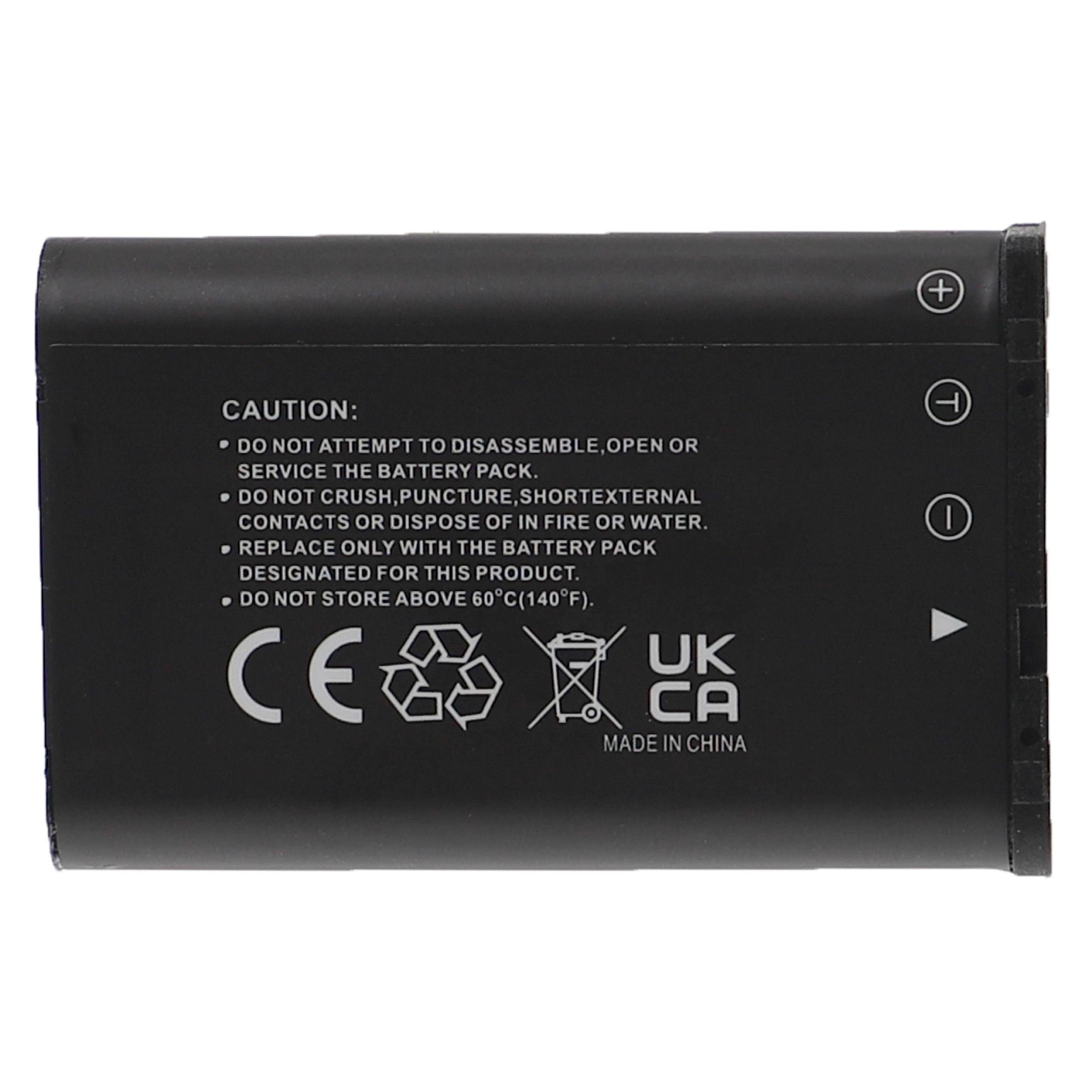NP-90DBA, Casio Ersatz Li-Ion V) für mAh 1800 NP-90 Extensilo Kamera-Akku (3,7 für