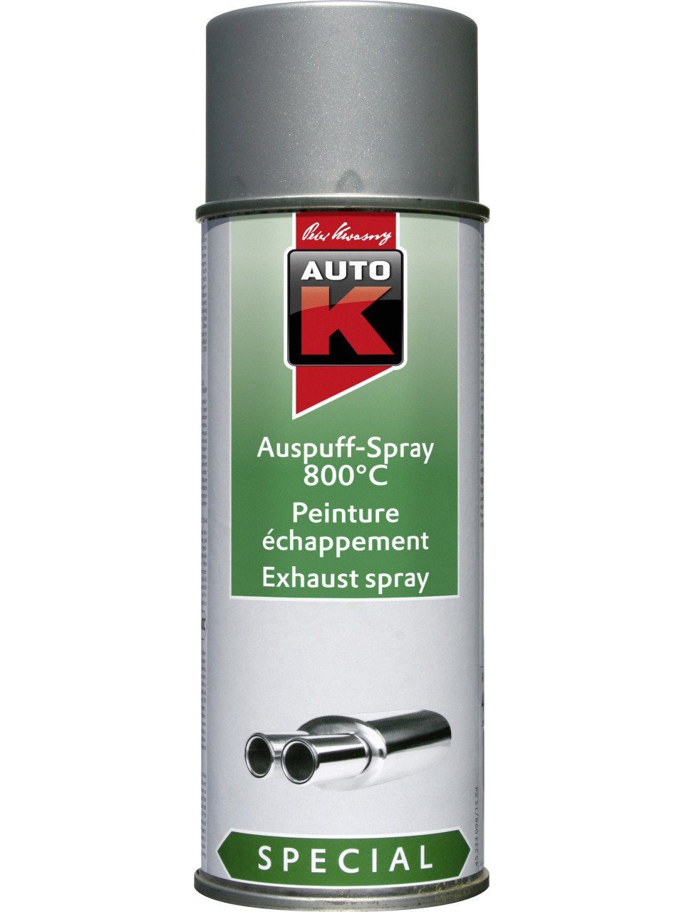 Auto-K Lack Auto-K Auspuff-Spray 800°C Spezial silber 400ml