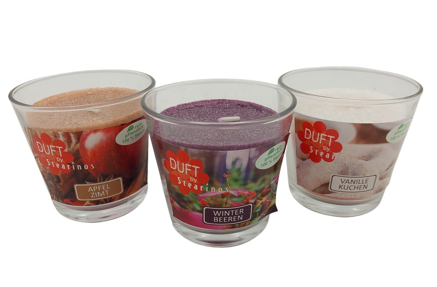 BURI Tafelkerze Duftkerze im Glas Weihnachtsduft Winterdüfte Weihnachtskerz günstig online kaufen