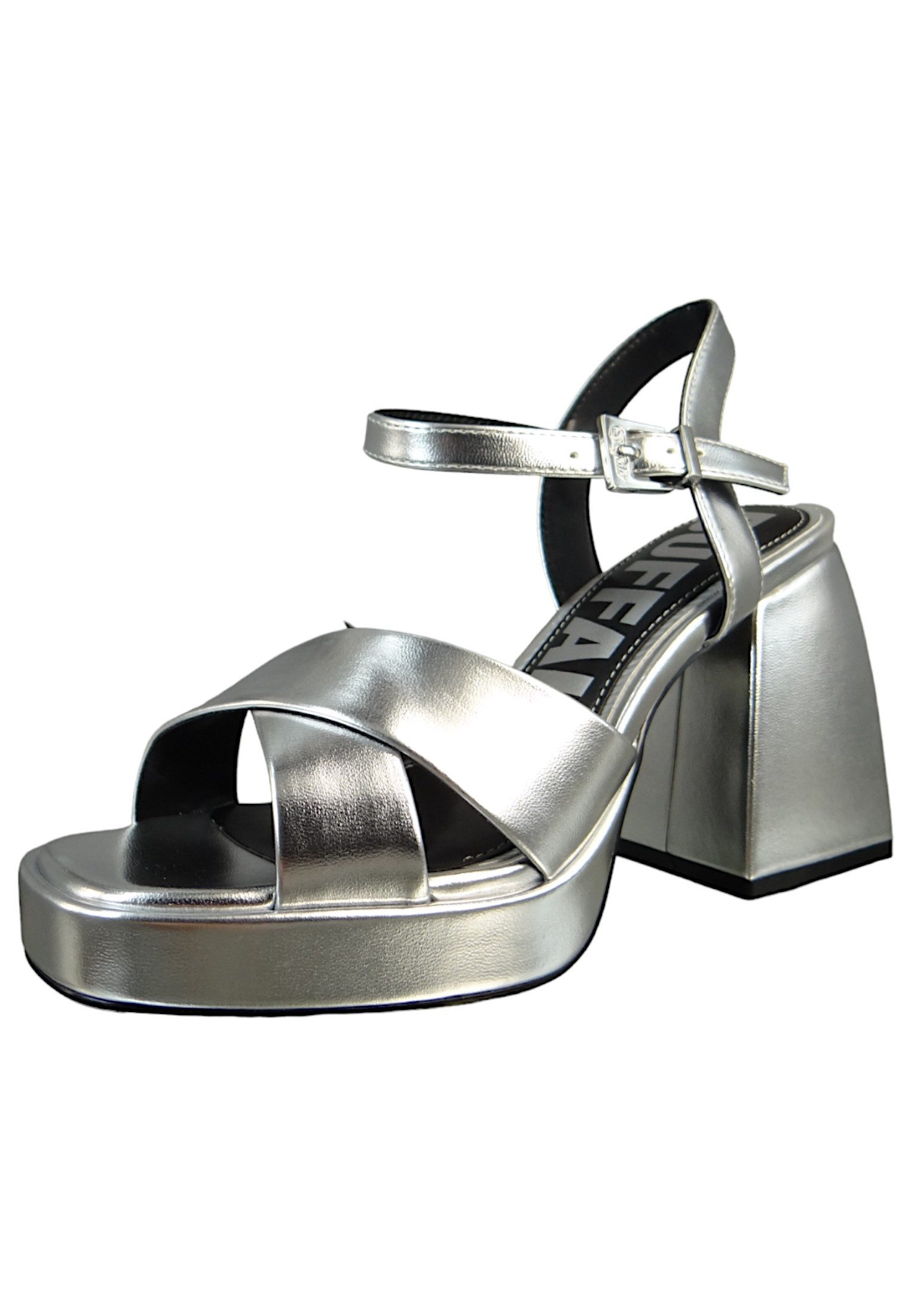 Buffalo 1291493 Bella Cross Silver Sandale günstig online kaufen