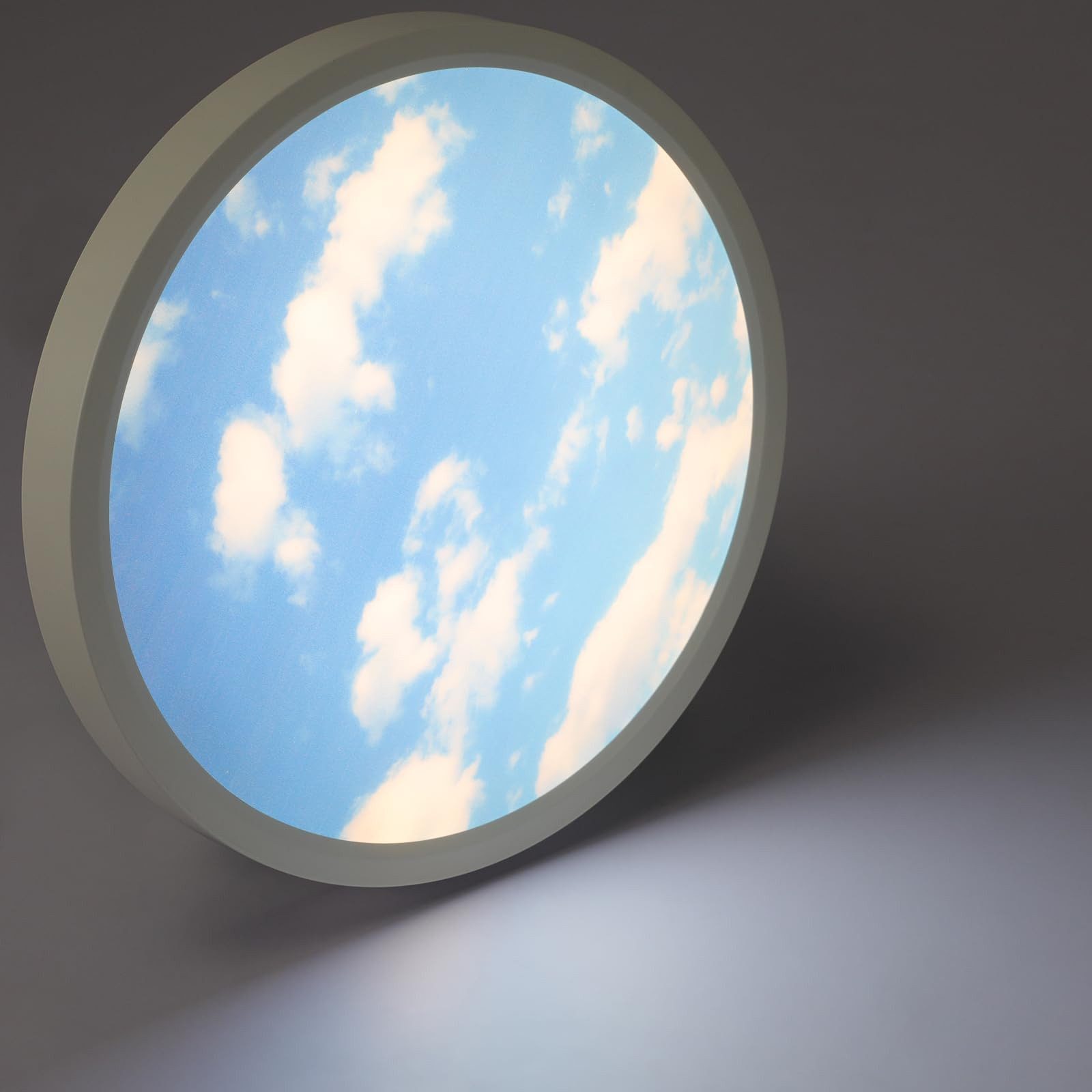 Nettlife LED Deckenleuchte Himmel Design 23cm Deckenlampe 4000K, LED fest i günstig online kaufen