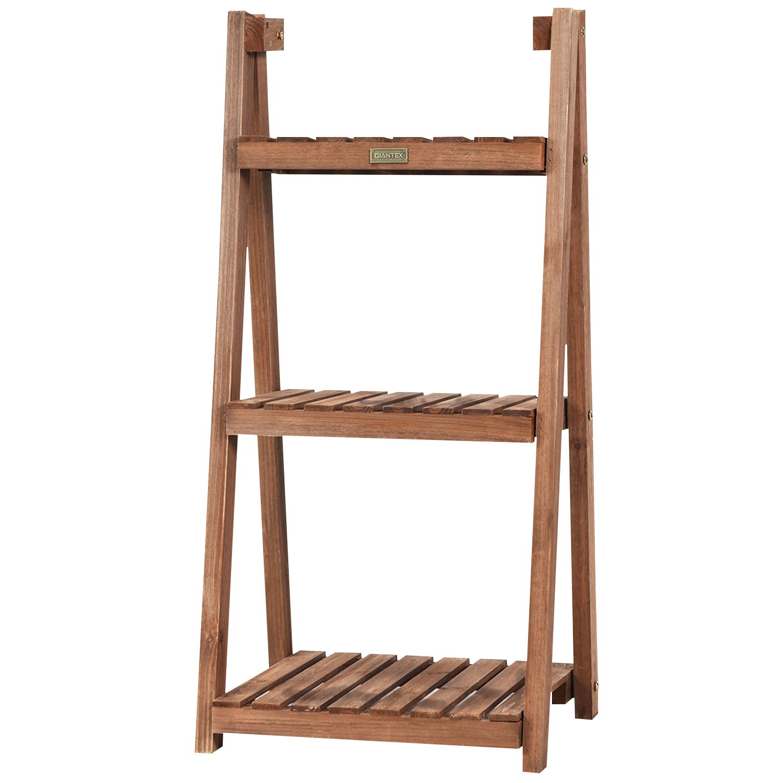 COSTWAY Pflanzentreppe, Blumenregal klappbar, 3-Ebene, 45 x 37,5 x 94,5cm. Reduzierter Preis € 61,99. Unverbindliche Preisempfehlung € 139,99