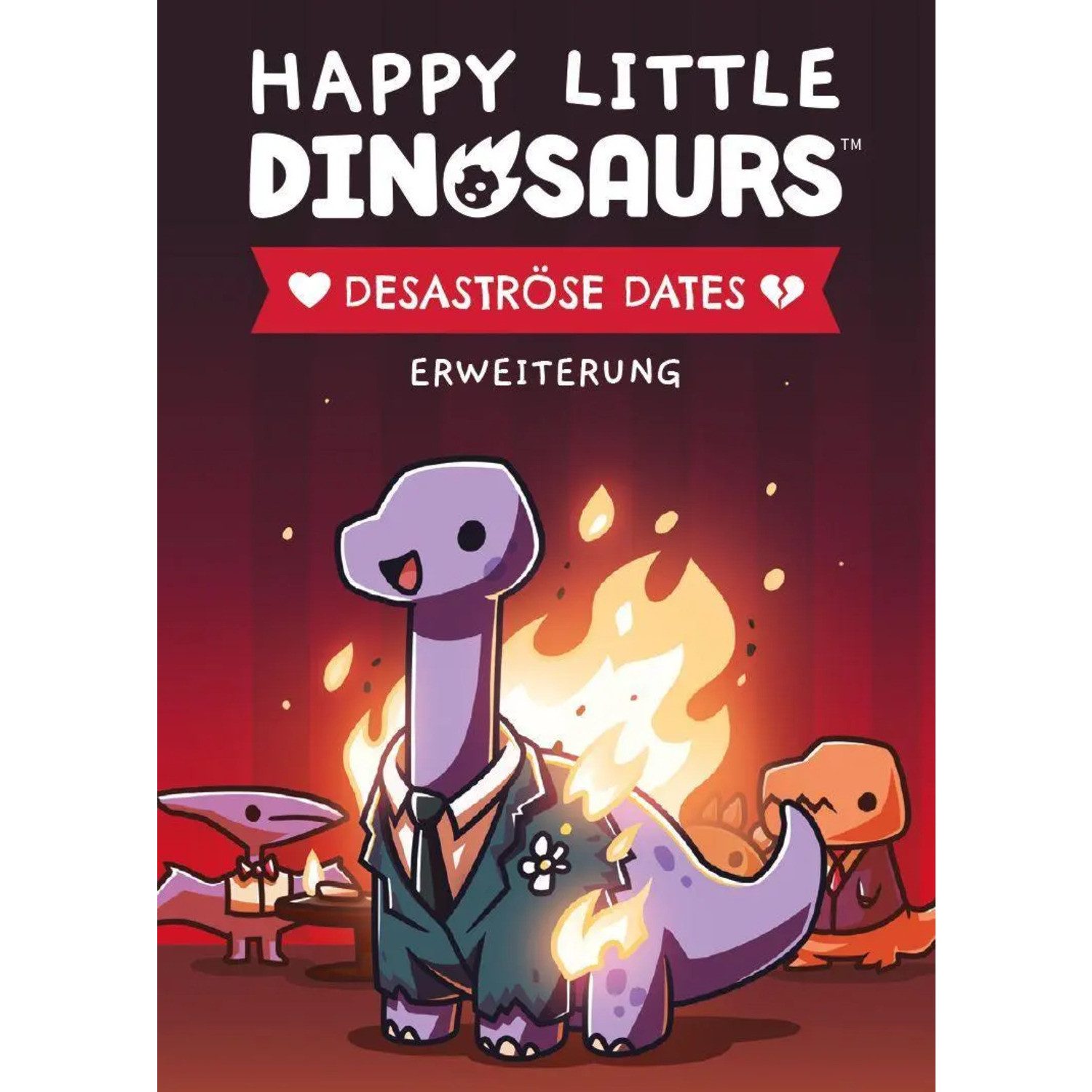 Asmodee Spiel Happy Little Dinosaurs - Desaströse Dates