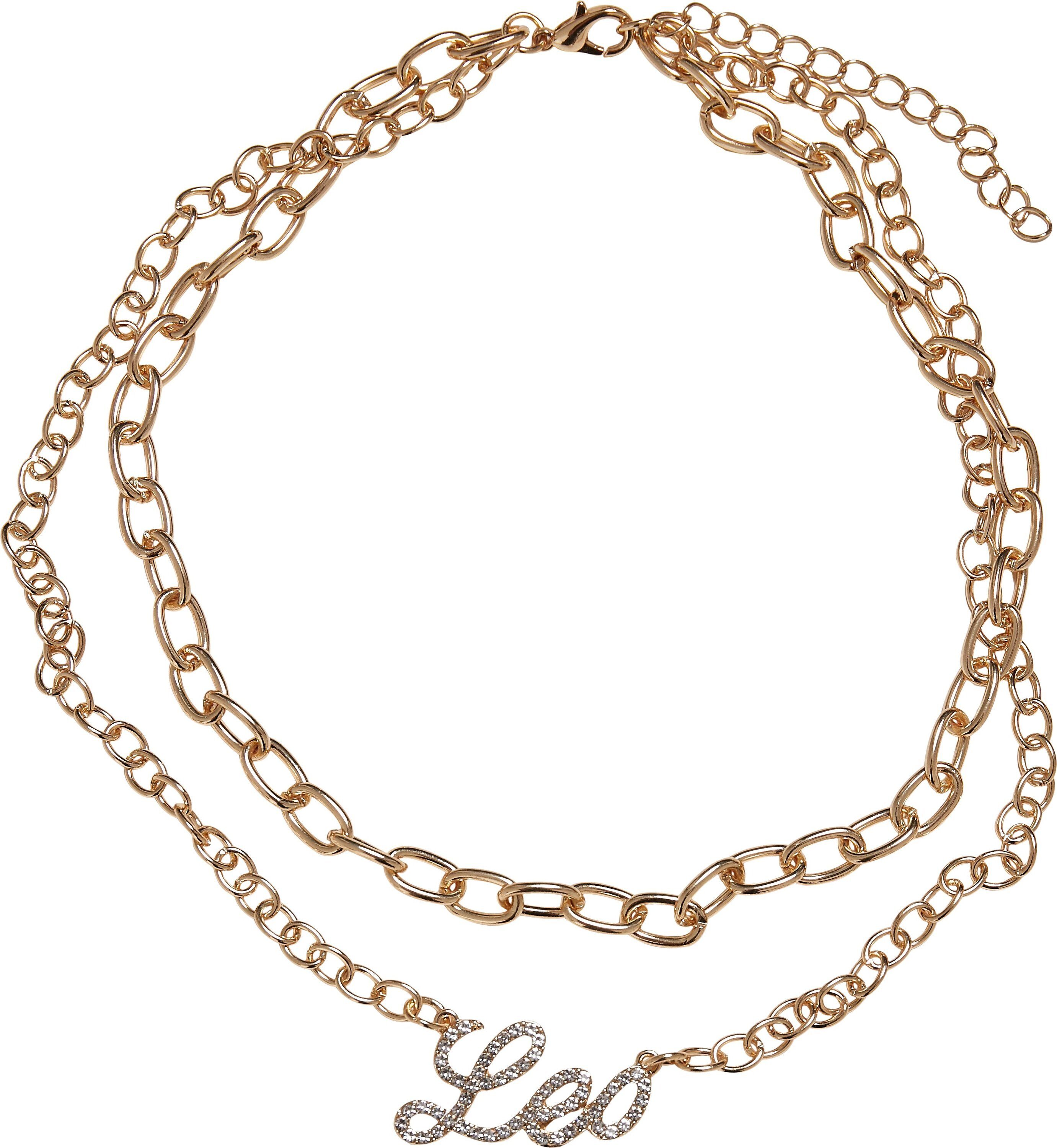 Edelstahlkette Diamond Accessoires Golden URBAN Zodiac CLASSICS Necklace leo