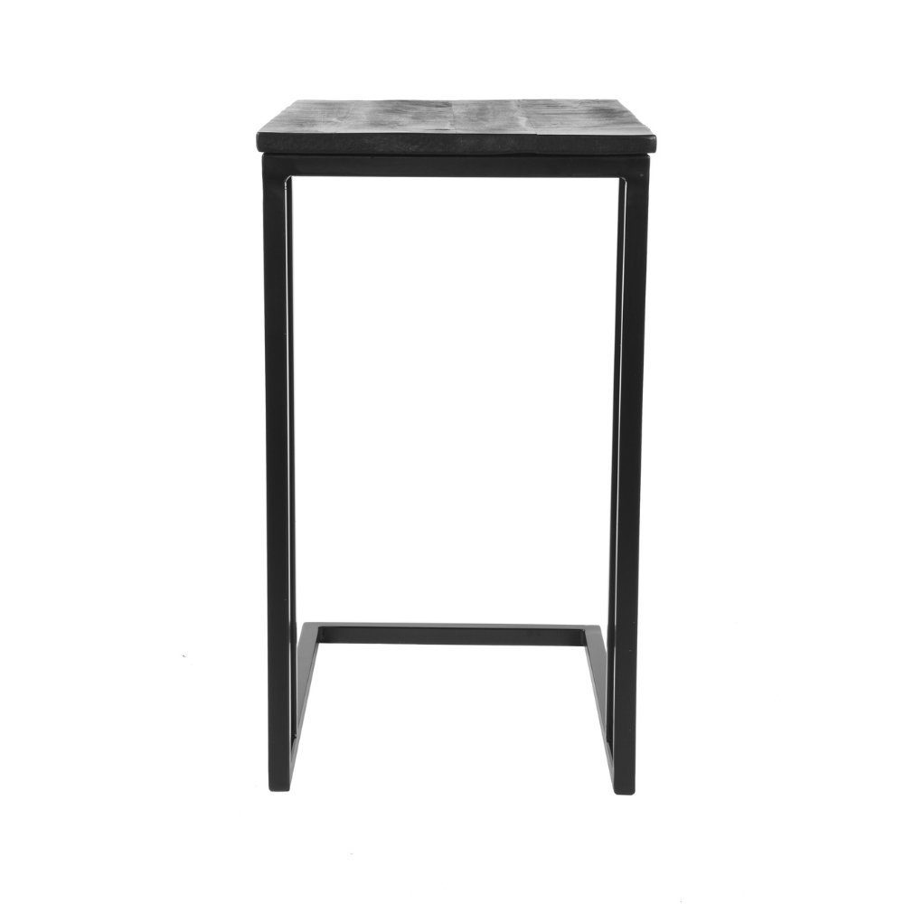 Holz Schwarz Beistelltisch Beistelltisch aus Möbel RINGO-Living in Kanye 620x350x500mm,