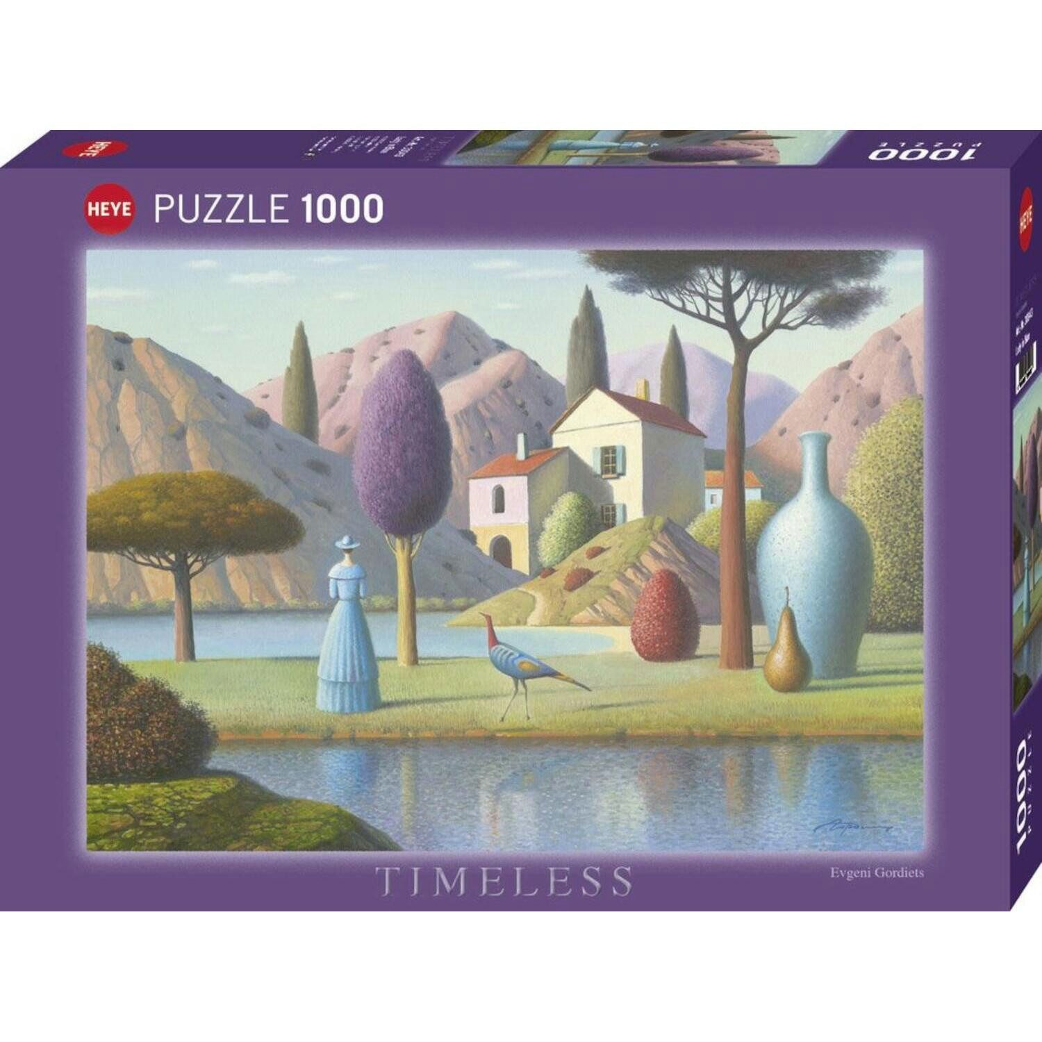 HEYE Puzzle Lady in Blue / Timeless, 1000 Puzzleteile