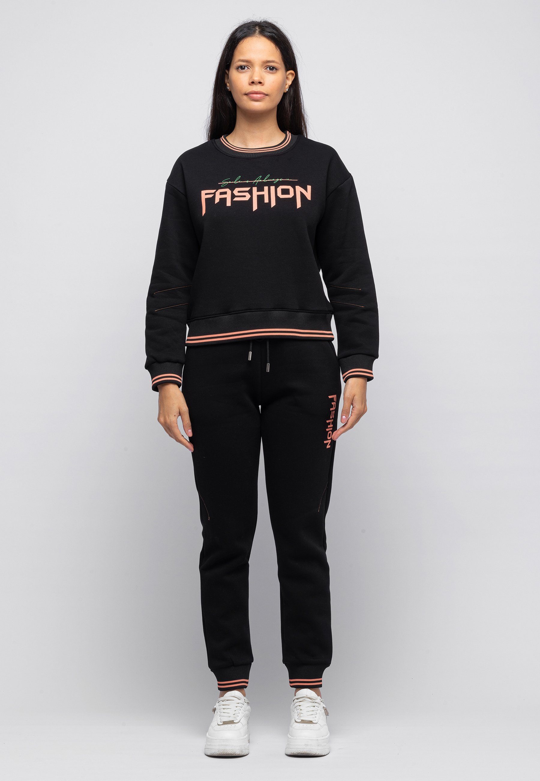 Tom Barron Trainingsanzug Tom Barron Women Casual Regular Size Tracksuit Wi günstig online kaufen