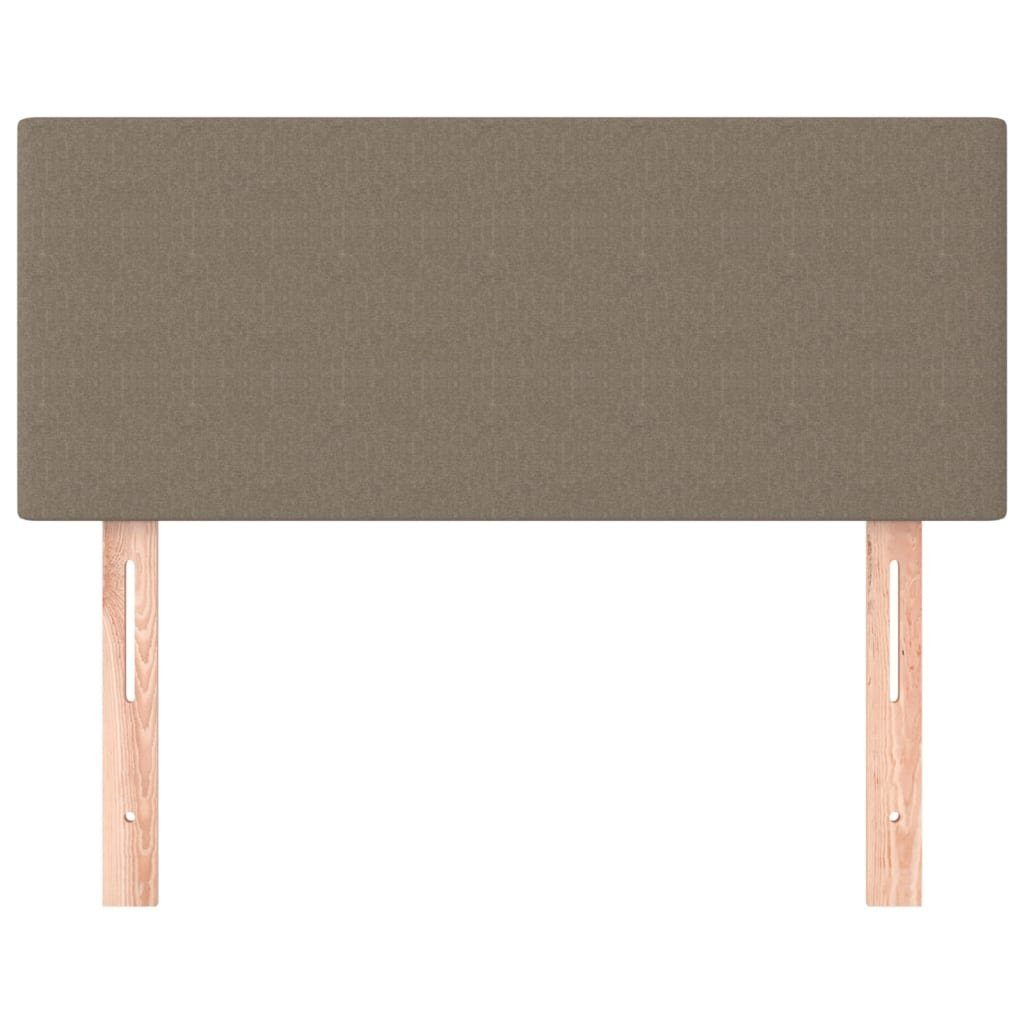 vidaXL Kopfteil Kopfteil St) (1 cm Taupe Stoff, 80x5x78/88