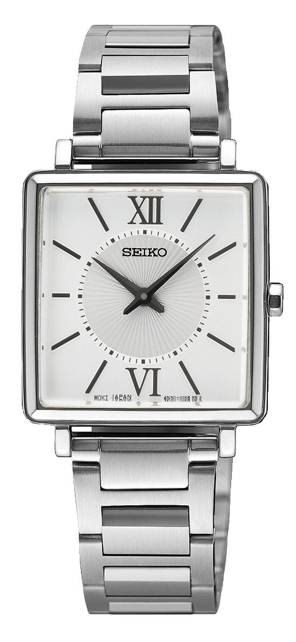 Seiko Quarzuhr SWR111P1, Armbanduhr, Damenuhr, Edelstahlarmband, analog