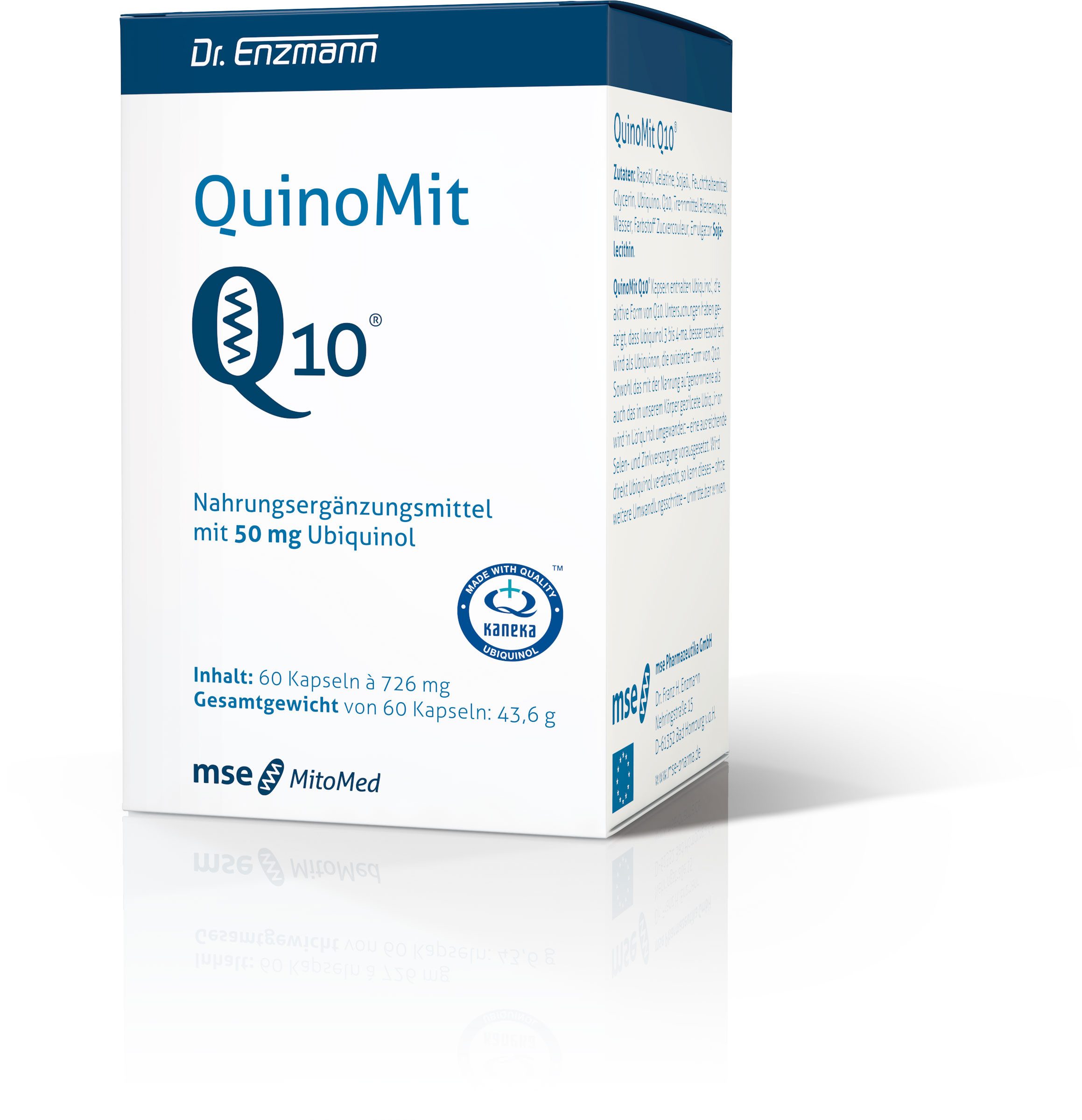 MSE Pharmazeutika GmbH QuinoMit Q10® 50 mg Kapsel (Weichkapsel)