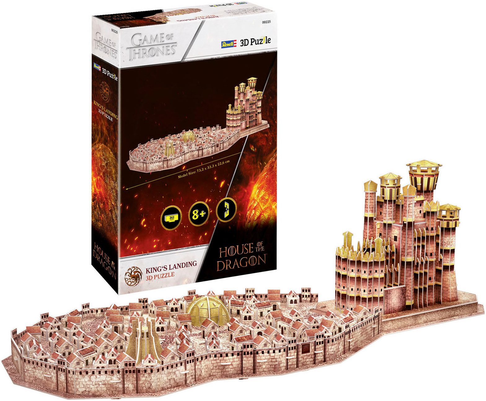 Revell® 3D-Puzzle House of the Dragon Kings Landing, 262 Puzzleteile