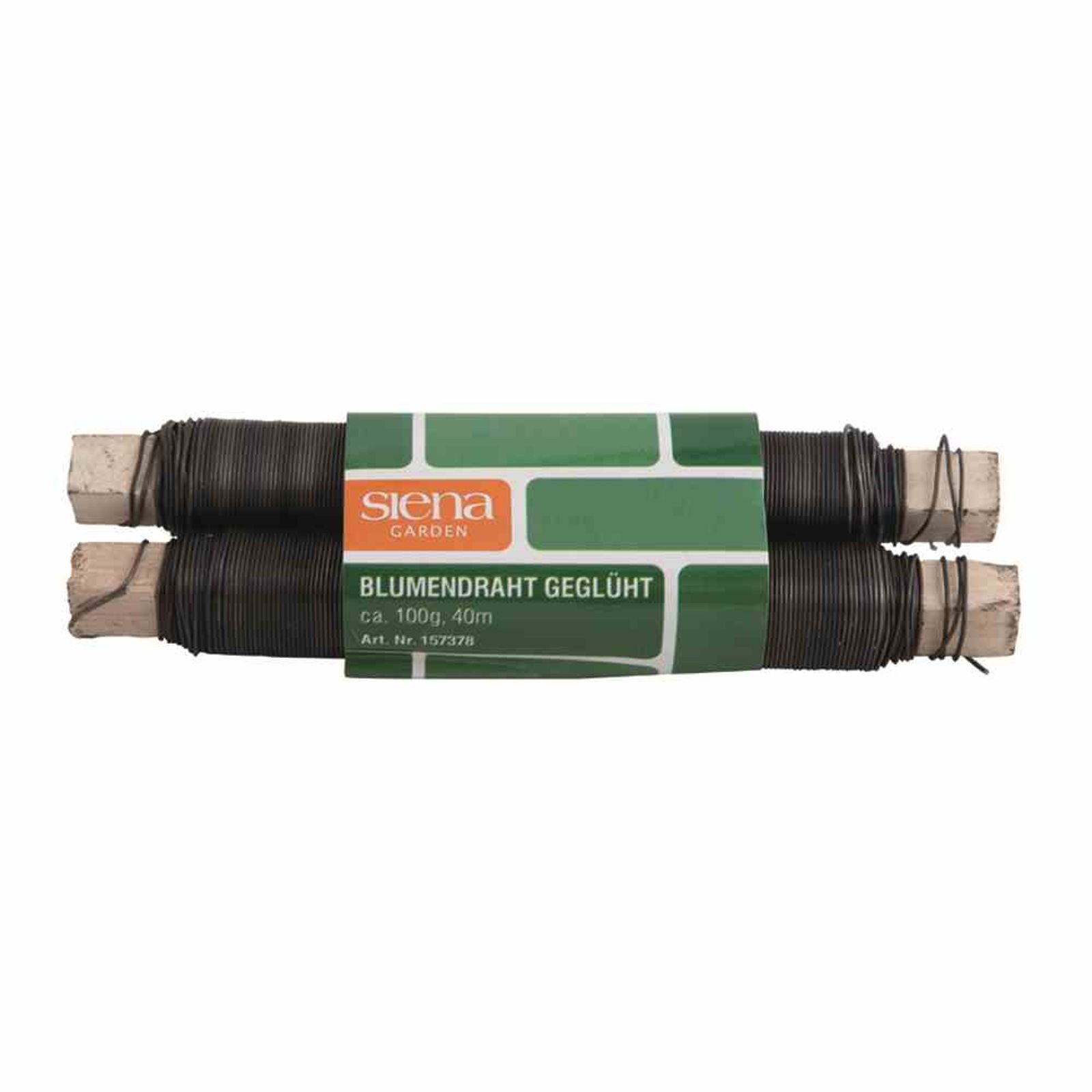 Siena Garden Bindedraht Blumenbindedraht geglüht 100 g 2 Stück im Paket, auf Spule