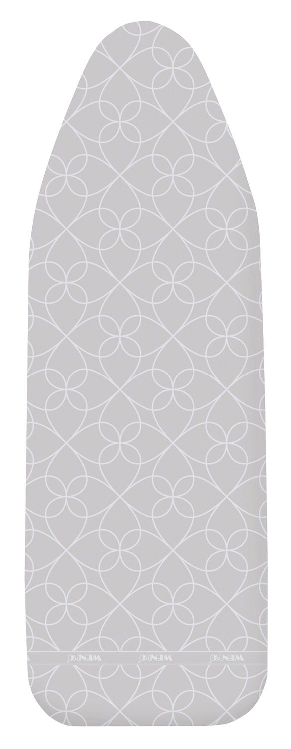 WENKO Bügelbrettbezug Bügeltischbezug XL/U, Grau, B 48 cm, L 140 cm