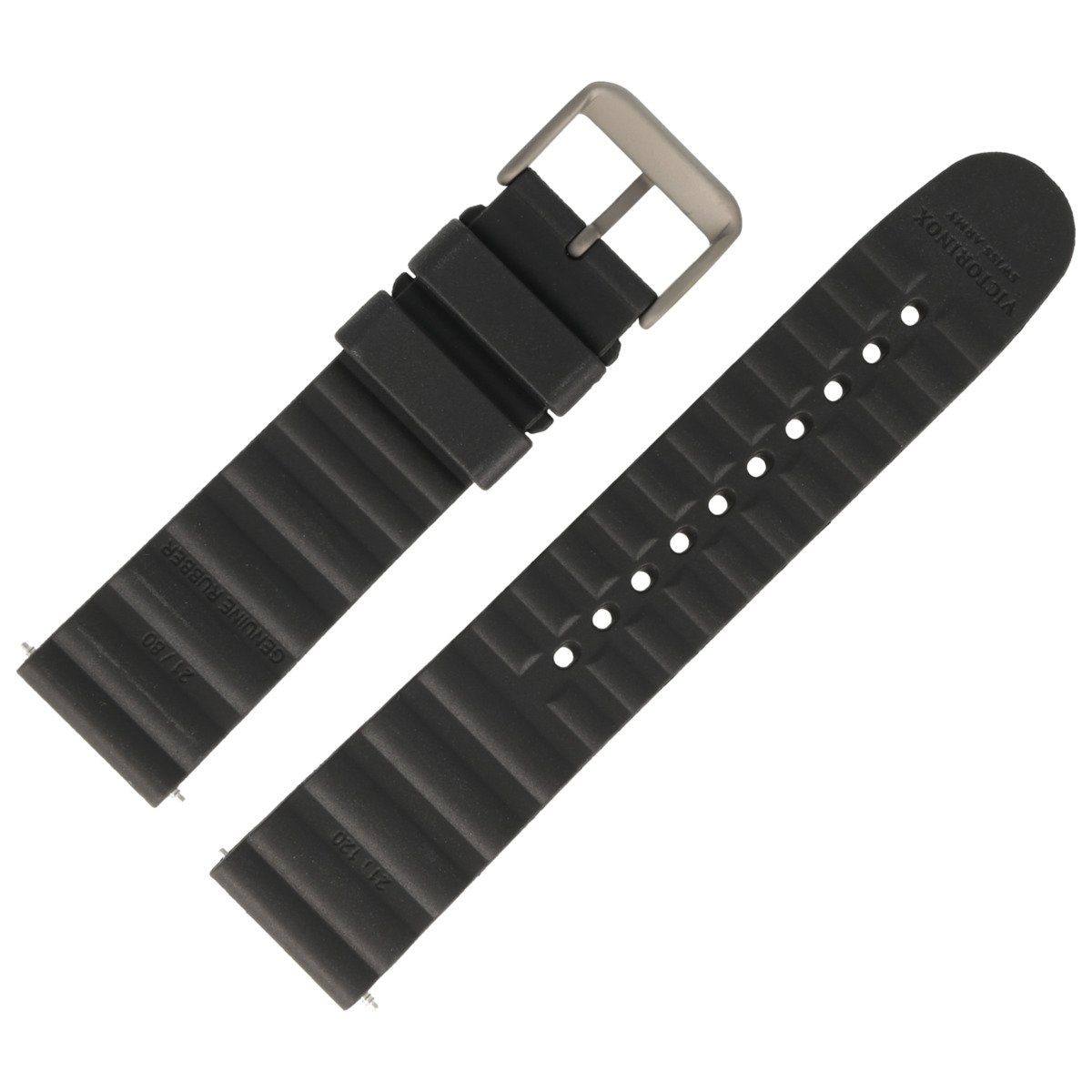 Victorinox Uhrenarmband 21mm Kunststoff Schwarz 005104.1