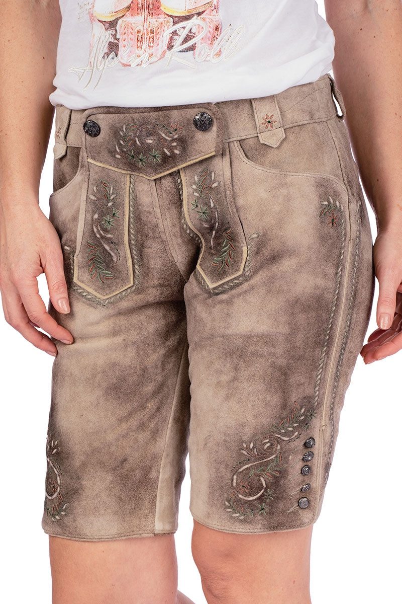 Spieth & Wensky Lederhose Trachtenlederhose Damen - ANNALISA - birke günstig online kaufen