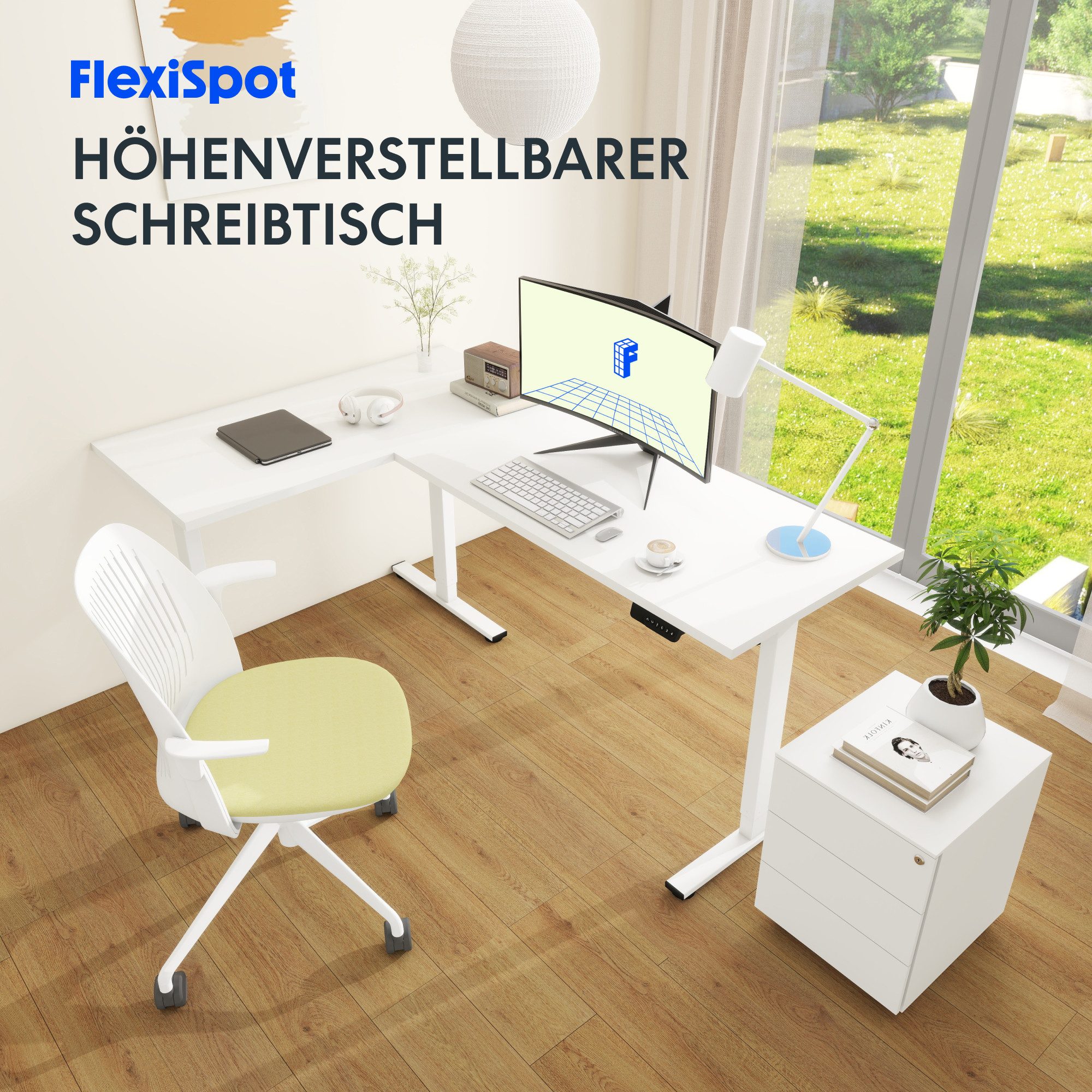 FLEXISPOT Eckschreibtisch Q1/Q3L L-Computertisch (4 Höhen-Speicherplätze günstig online kaufen