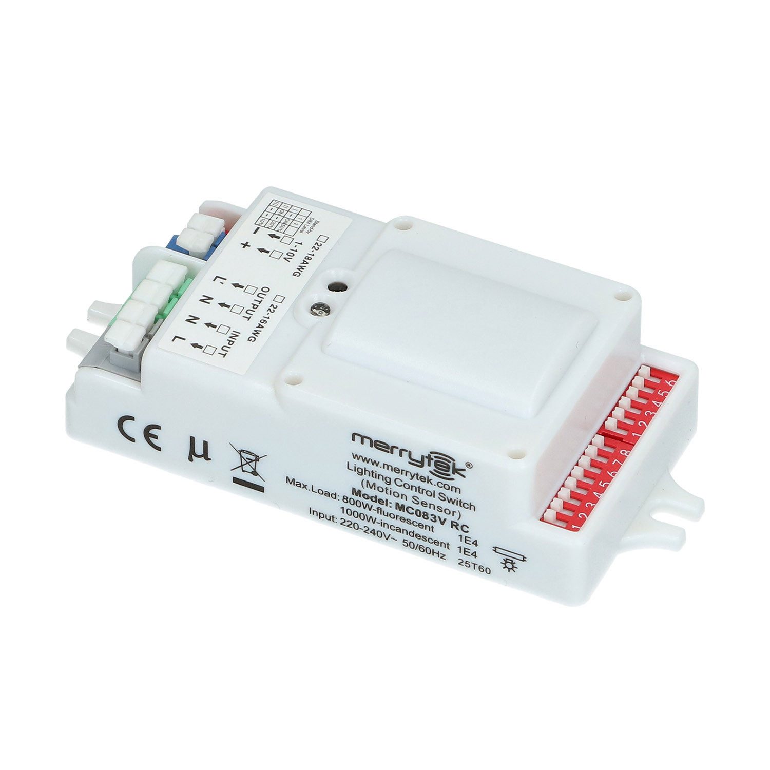 Merrytek Bewegungsmelder MC083VRC Merrytek 1–10V Bewegungsmelder mit Tageslichtsensor 230V, (1-St)