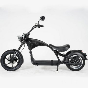 Star-Biker E-Motorroller Elektroroller Harley - E Chopper M1P Pro / 30Ah, 3kw / Motorrad, 3000,00 W, 48 km/h
