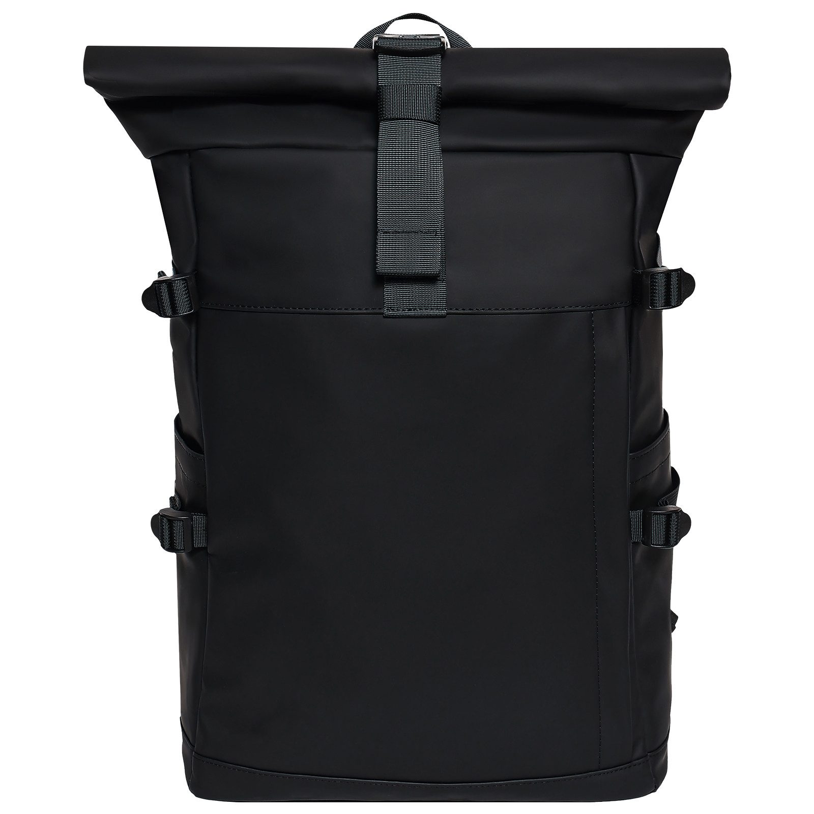 EAAKIE Rucksack RollTop Rucksack Freizeitrucksack Herren Damen Wasserabweisend, spritzwassergeschütztes Polyester und wasserabweisende Reißverschlüsse