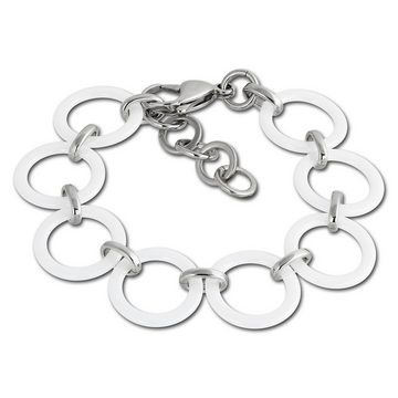 Amello Schmuckset Amello Edelstahlschmuckset Circle Keramik (Schmuckset, 3-tlg., Schmucksets), Damen Schmucksets, Edelstahl (Stainless Steel), Farbe: silberfarben, w