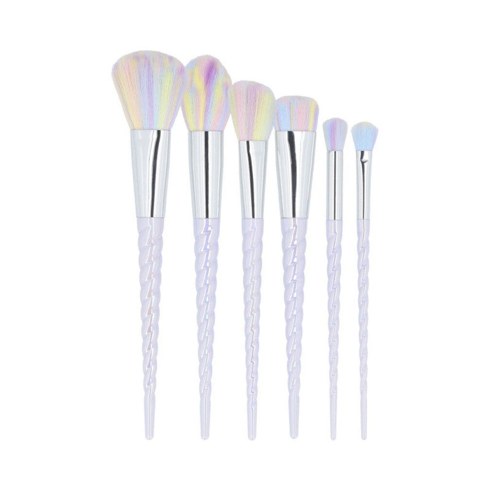 MIMO Augenbrauenpinsel MIMO 6-teiliges Einhorn Make-up Pinsel Set, Pastellfarbe