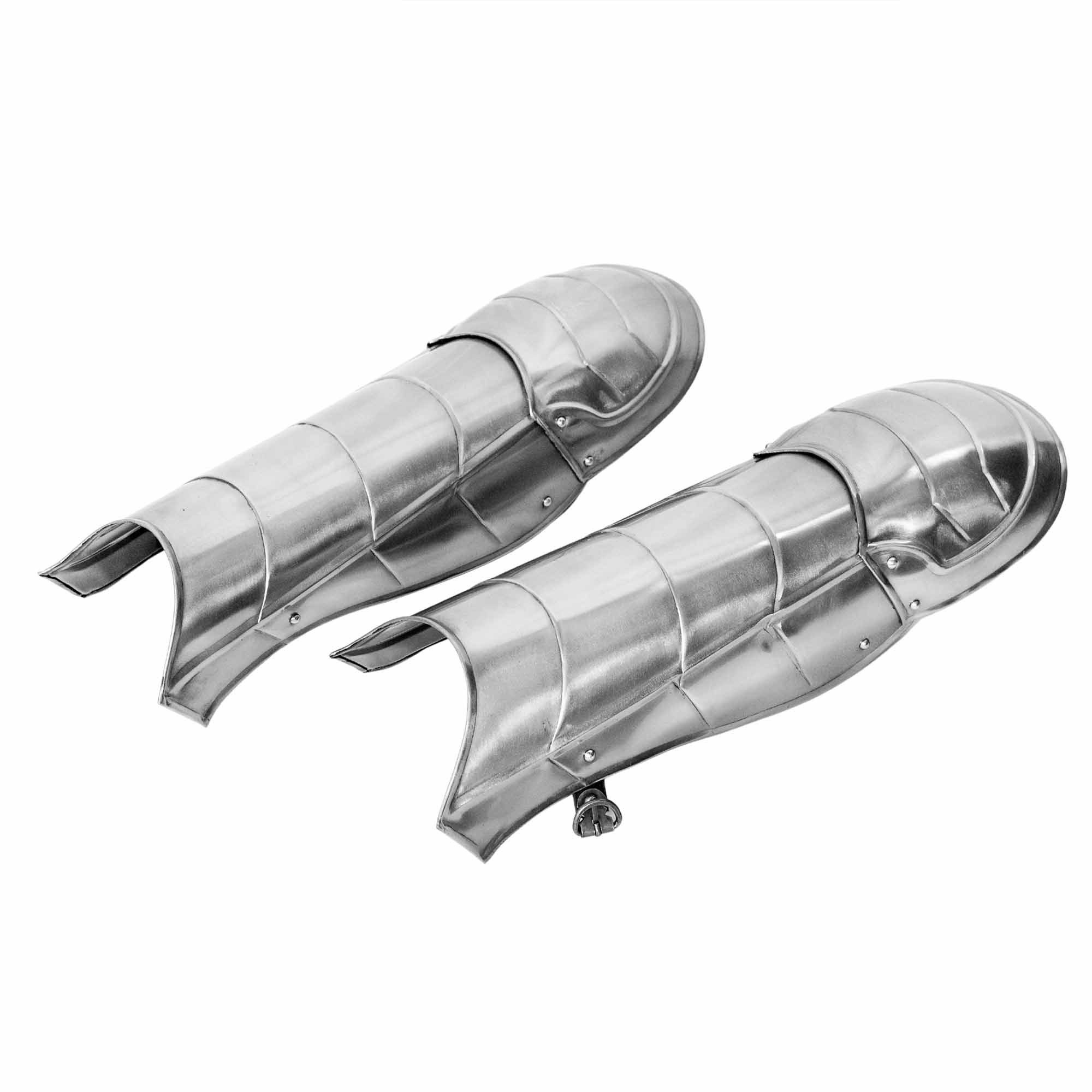 Ritter-Kostüm Ritter Beinpanzer oder Beinschienen 18 Gauge (1,3 mm) poliert