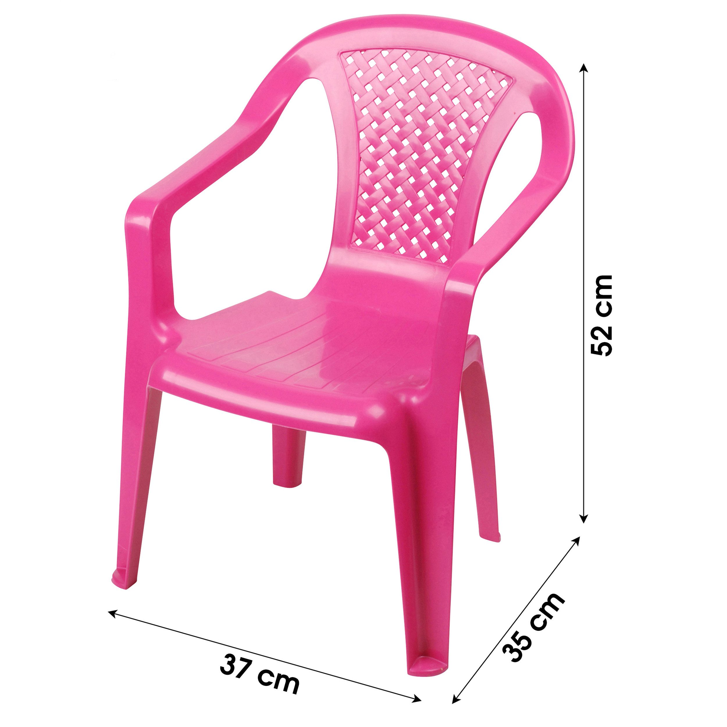 Annastore Kinderstuhl Kinderstuhl stapelbar aus Kunststoff günstig online kaufen