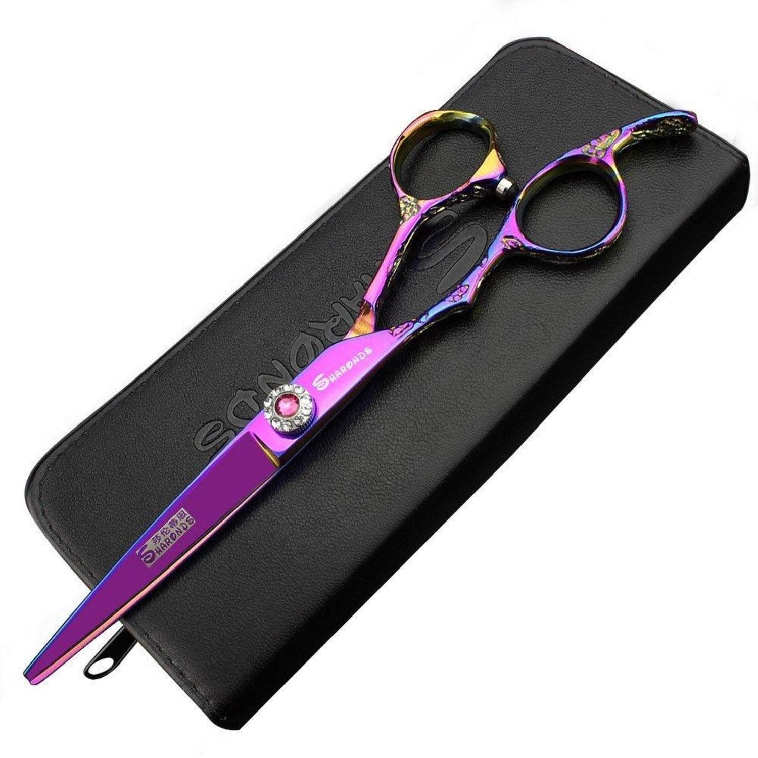 LuxusKollektion Haarschere Friseurschere Linkshänder 6 Zoll Edelstahl