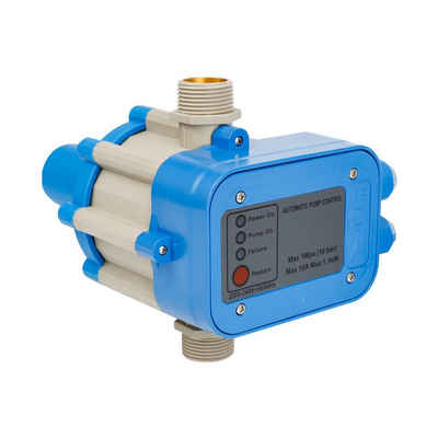 Clanmacy Wasserpumpe Pumpensteuerung Druckschalter ohne Kabel Automatik Blau